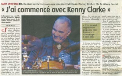 J’ai commencé avec Kenny Clarke